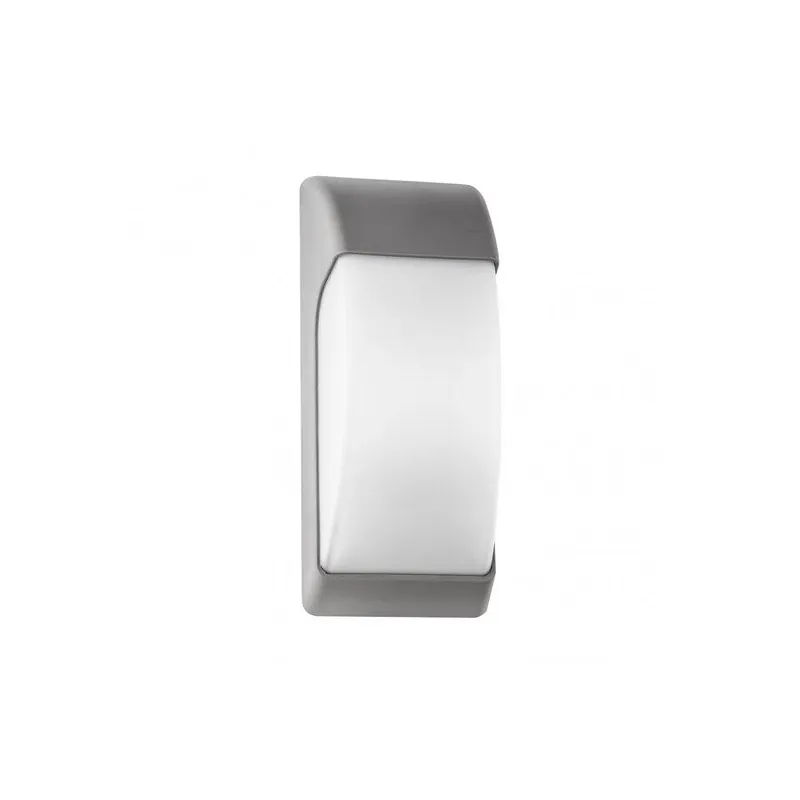 aplique de exterior policarbonato color gris serie espelta 12.9cm - Decoración