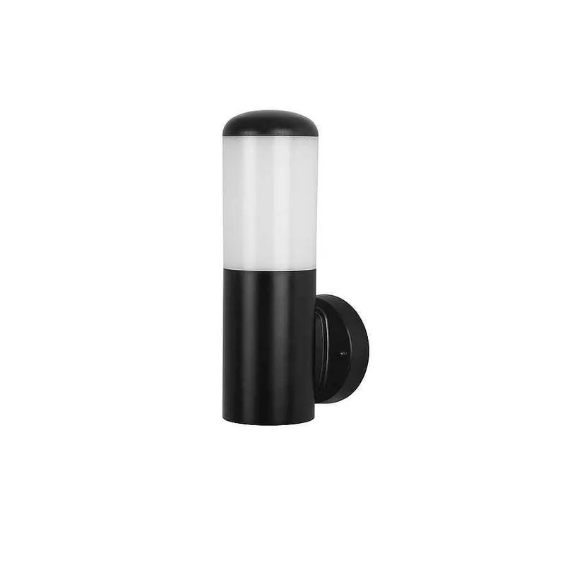 aplique de exterior policarbonato color negro serie indoo 11cm - Decoración