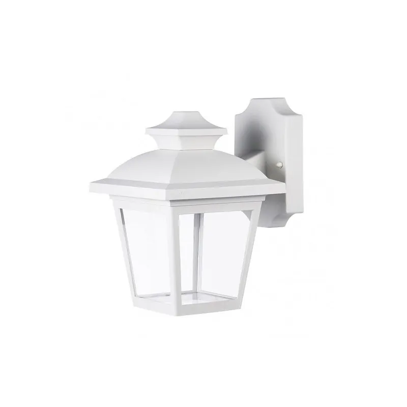 aplique de exterior policarbonato color blanco serie maca 17cm - Decoración