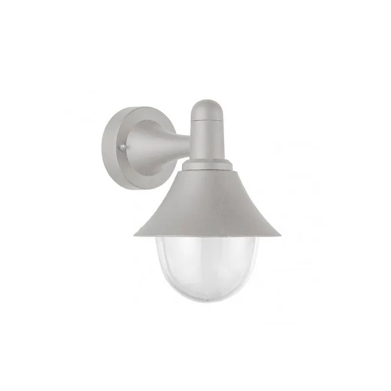 aplique de exterior policarbonato color gris serie mentol 18.1cm - Decoración