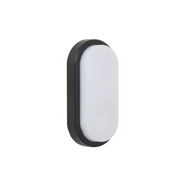 aplique de exterior policarbonato color negro serie surf exterior 19.9cm - Decoración