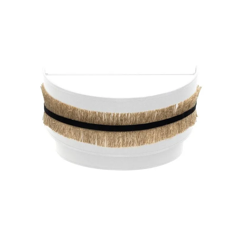 aplique de pared metal color blanco serie angola 30cm - Decoración