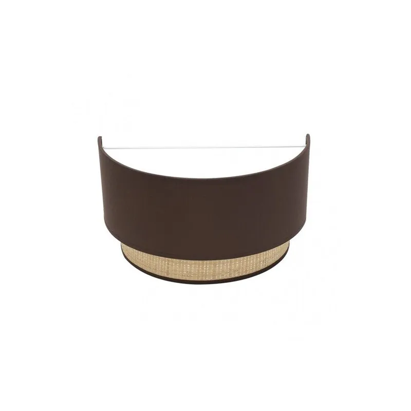 aplique de pared metal color marron serie kandy 30cm - Decoración
