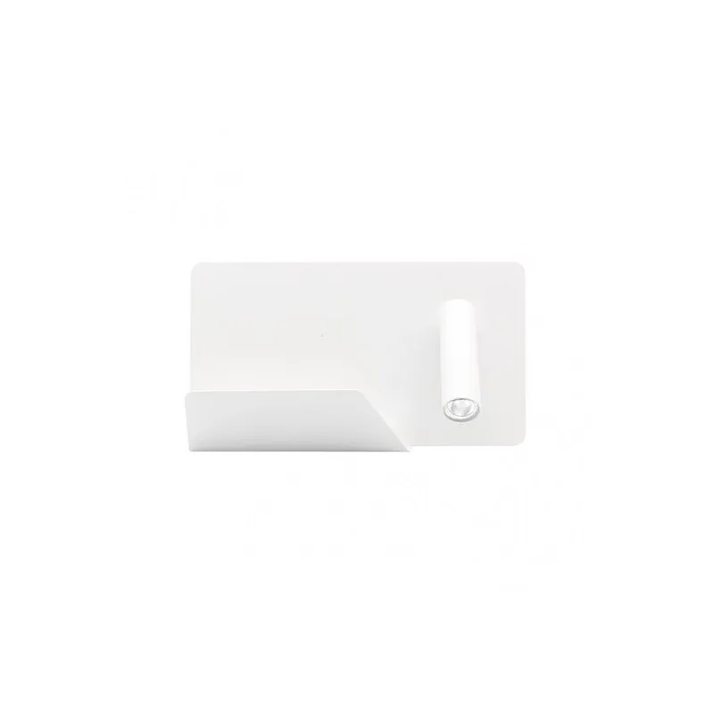 aplique de pared metal color blanco serie miguel angel 28cm - Decoración