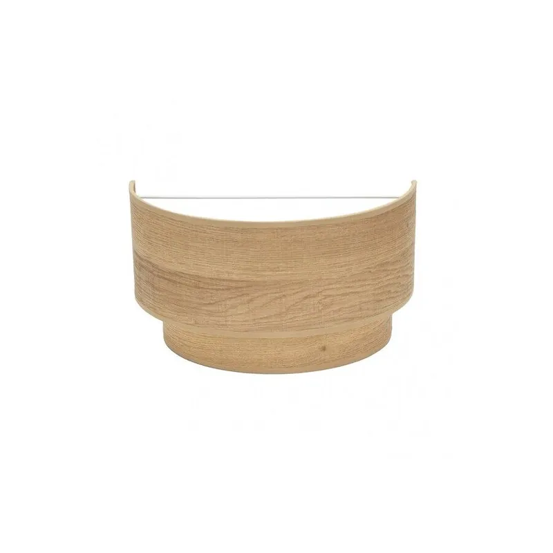 aplique de pared metal color marron serie smile 30cm - Decoración