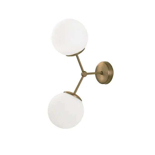 Aplique de pared Mulen Oro 2 luces marca Wonderlamp - Decoración