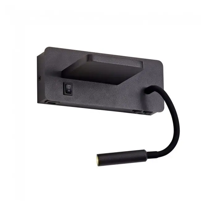 Aplique LED con cargador wireless Rob III 5+3W marca CristalRecord - Decoración