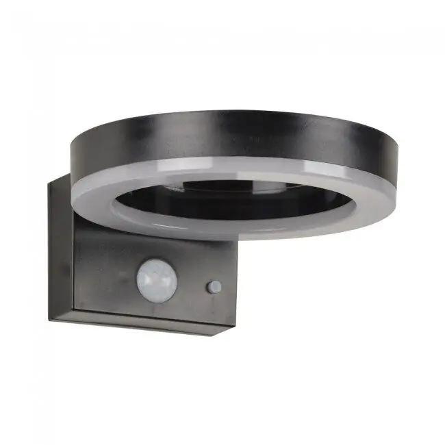Aplique LED solar con sensor de movimiento Halo 4W marca Corep - Decoración