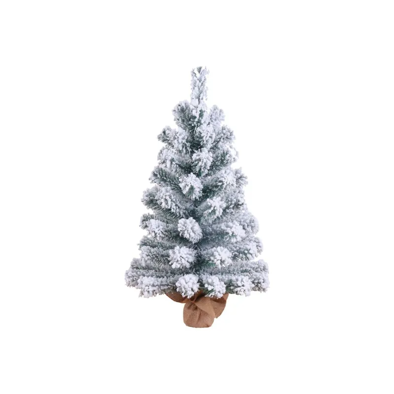 Árbol de Navidad Decorativo Mini Verde Nevado 60x38cm Dayron - Decoración