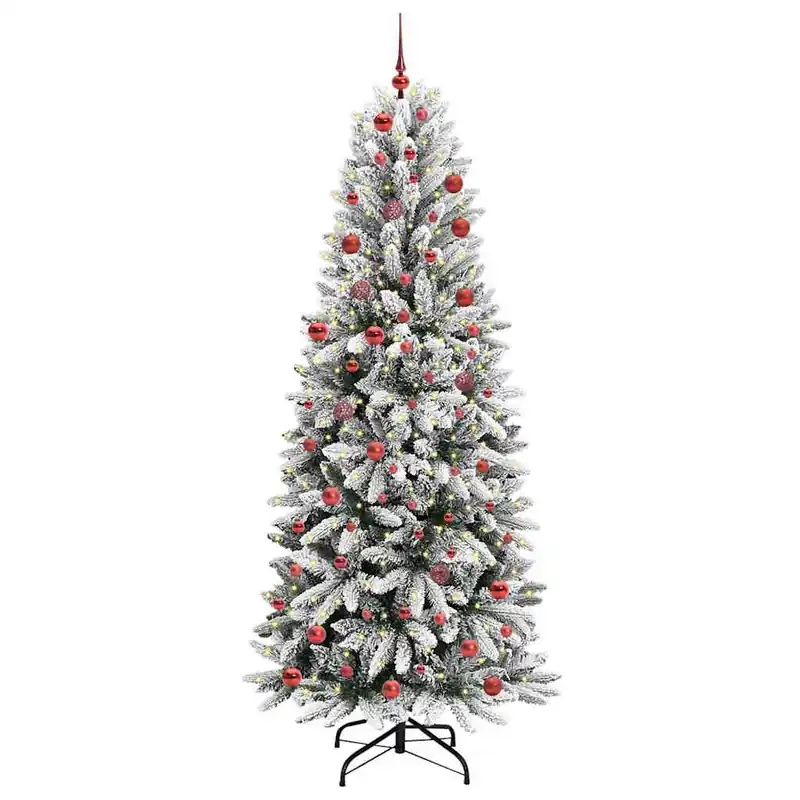 Árbol de Navidad - Árbol navideño artificial con 300 LED 78 x 78 x 210 cm