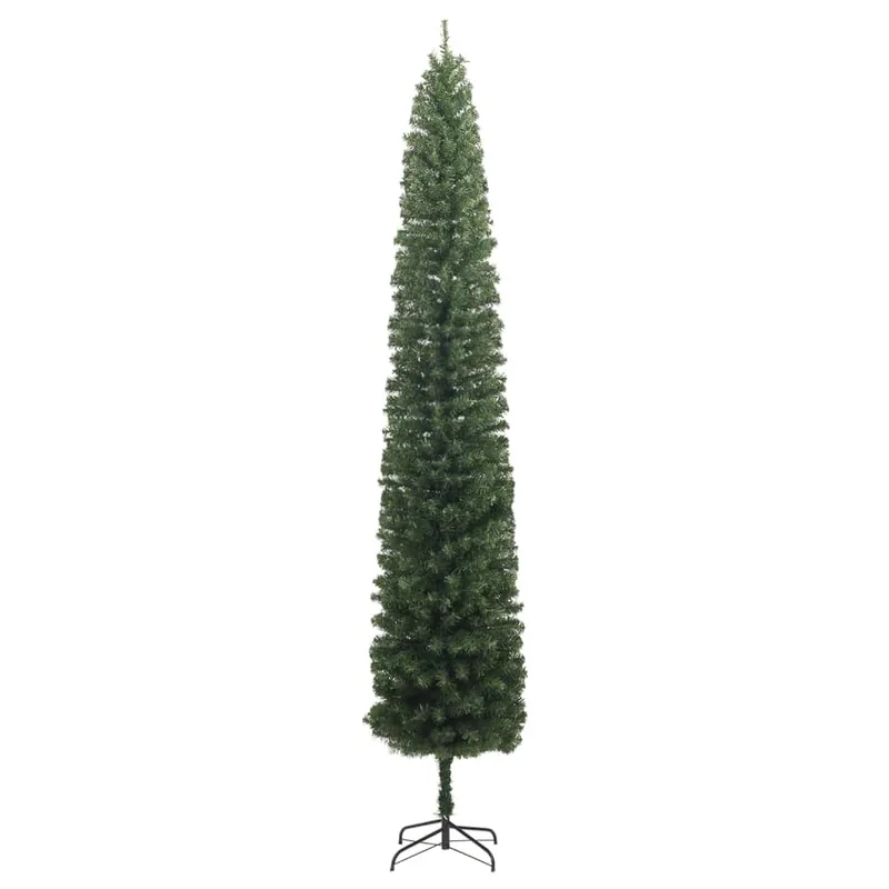 Árbol de Navidad - Árbol navideño estrecho con soporte PVC 300 cm
