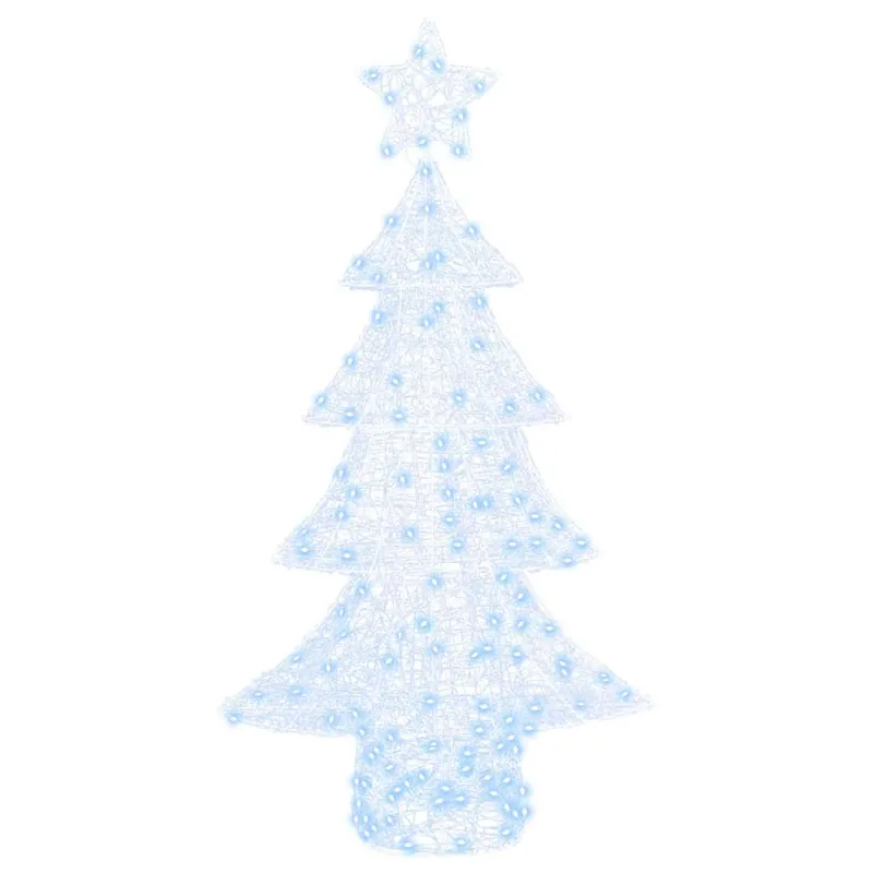 Árbol de Navidad - Árbol navideño con 160 LED frío 150 cm Acrílico
