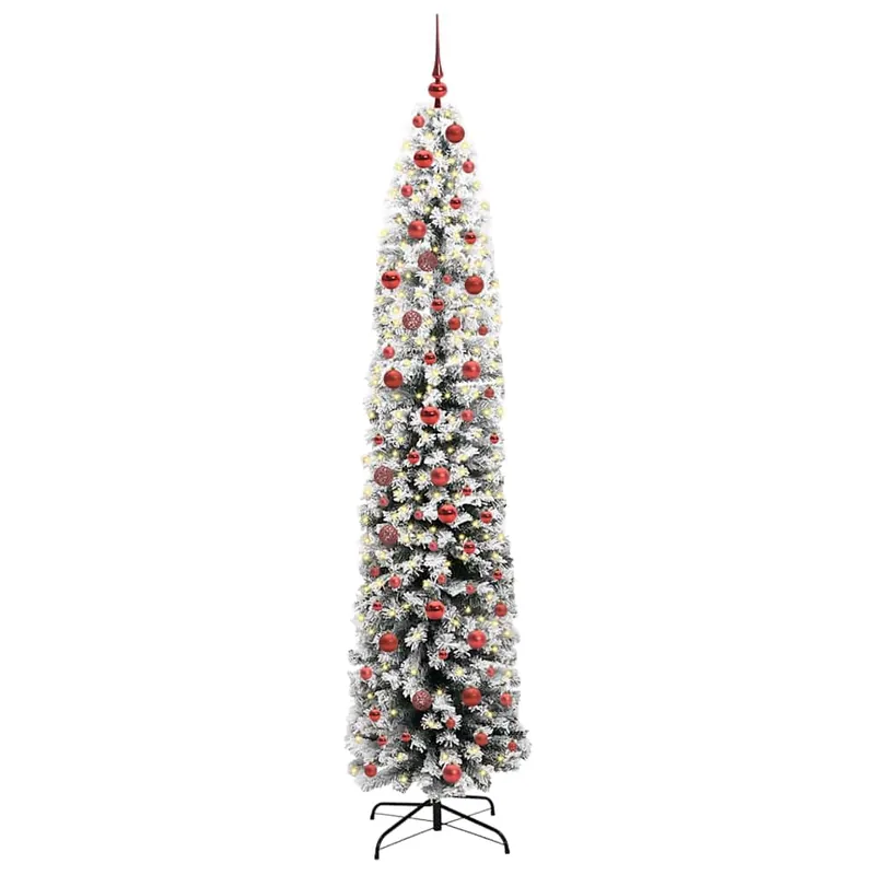 Árbol de Navidad - Árbol navideño artificial Verde 210 cm PVC, Acero y Plástico