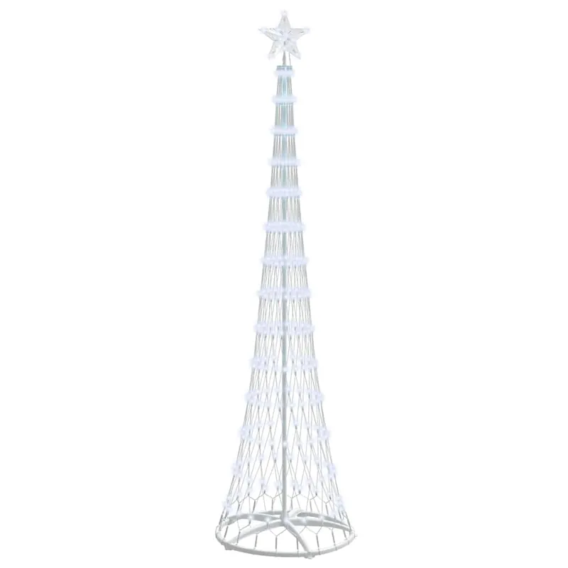 Árbol de Navidad - Árbol navideño LED con 290 LED Frío 70 x 70 x 250 cm Metal