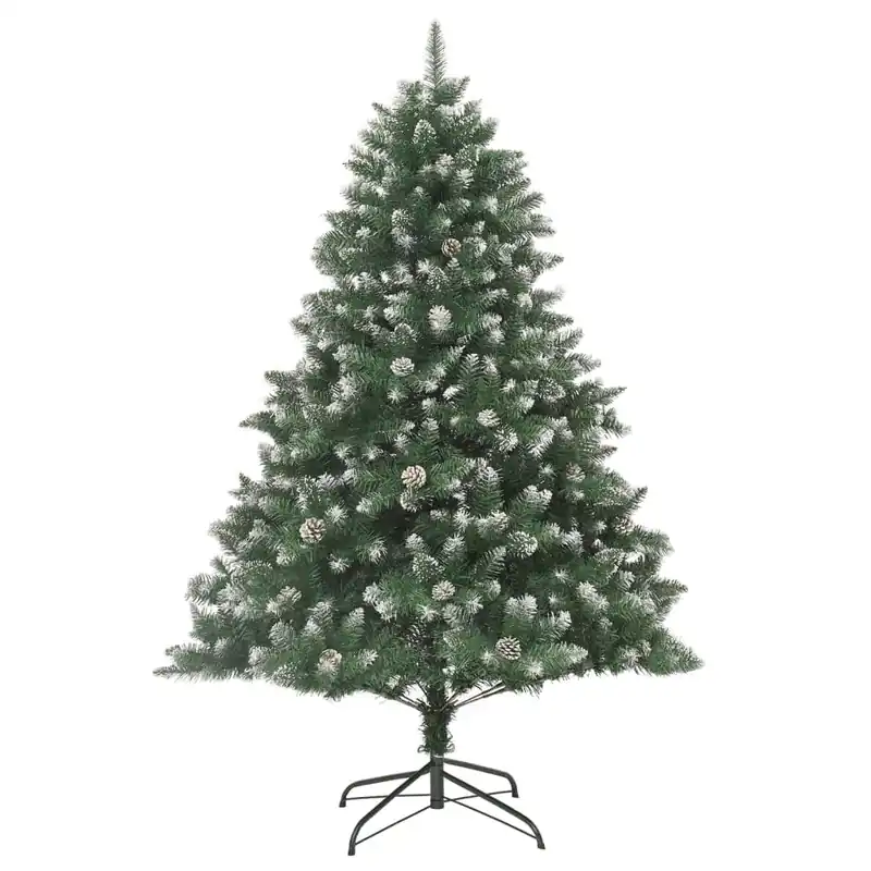 Árbol de Navidad - Árbol navideño artificial con soporte PVC 180 cm