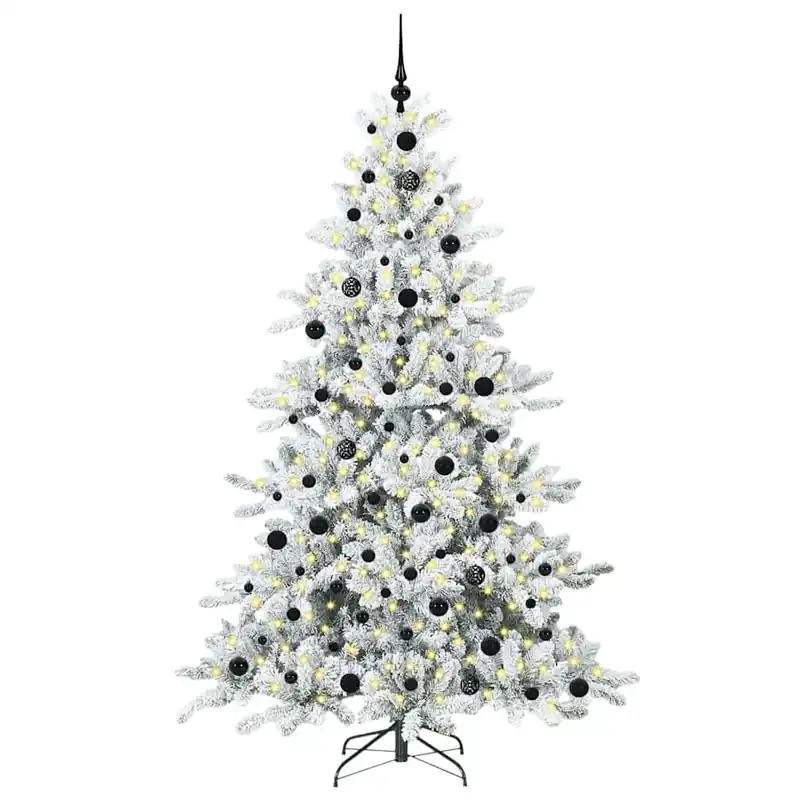 Árbol de Navidad - Árbol navideño artificial con ramas articuladas 210 cm PVC