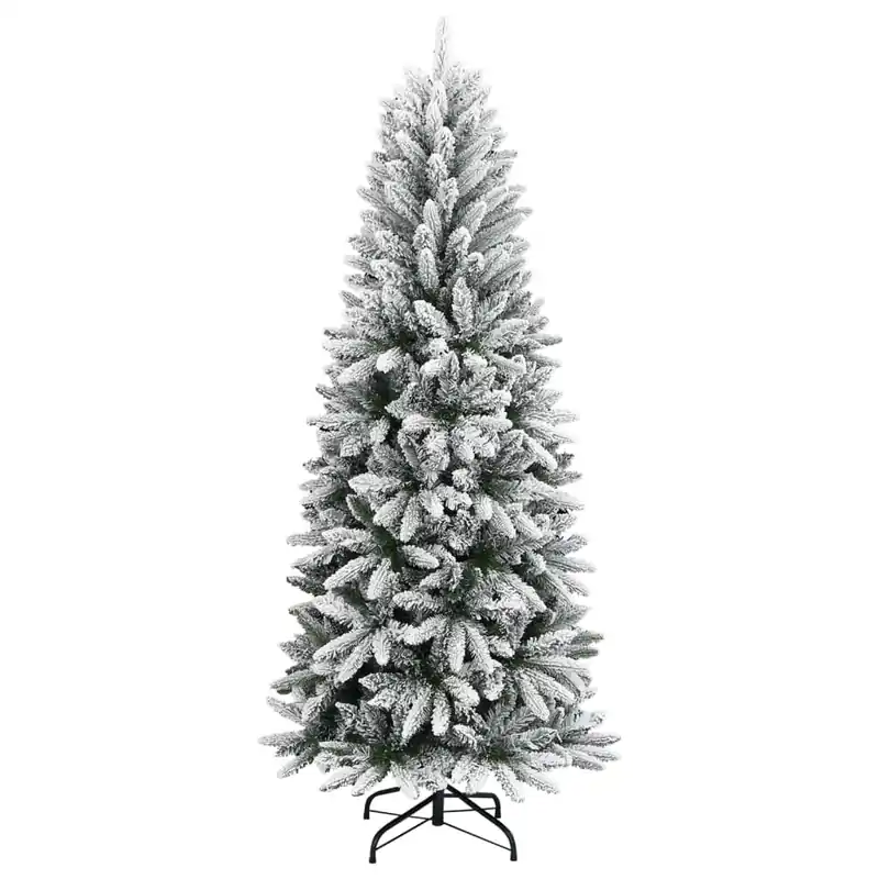 Árbol de Navidad - Árbol navideño artificial con nieve PVC y PE 240 cm