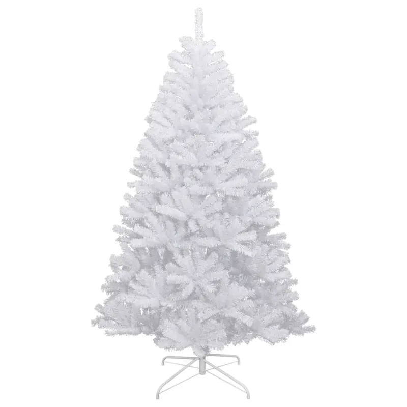 Árbol de Navidad - Árbol navideño artificial con bisagras y nieve flocada 120 cm