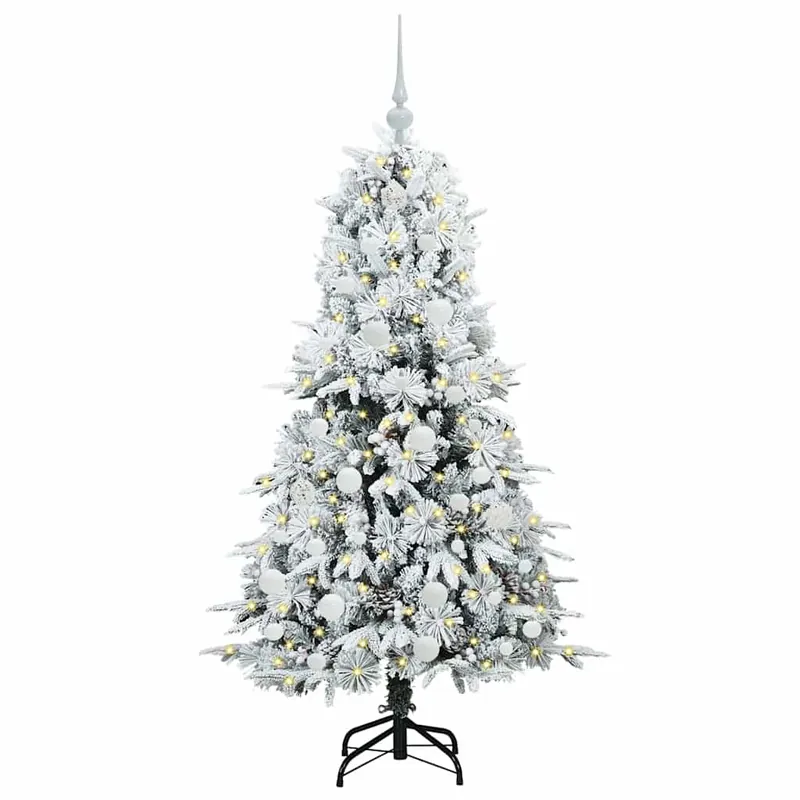 Árbol de Navidad - Árbol navideño artificial con ramas articuladas Verde 150 cm