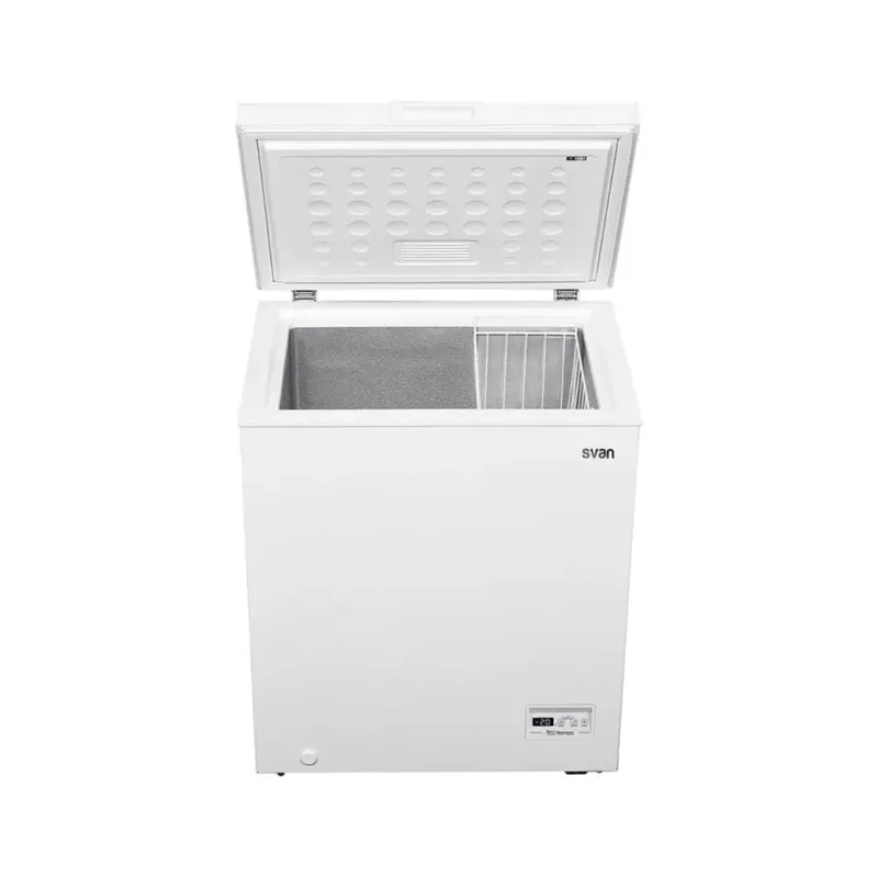 Arcón congelador Svan SCH1501EDC cíclico 142L Dual Cooling E blanco 69,8 cm - Electrodomésticos