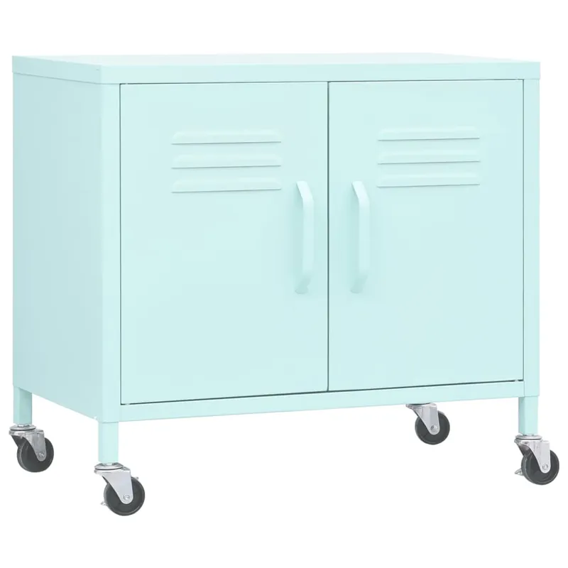 vidaXL Armario de almacenamiento acero rosa 60x35x56cm - Muebles