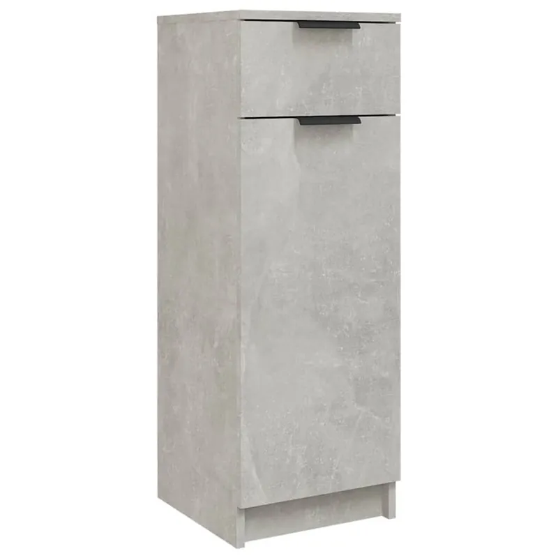vidaXL Armario de baño madera contrachapada roble ahumado 32x34x90 cm