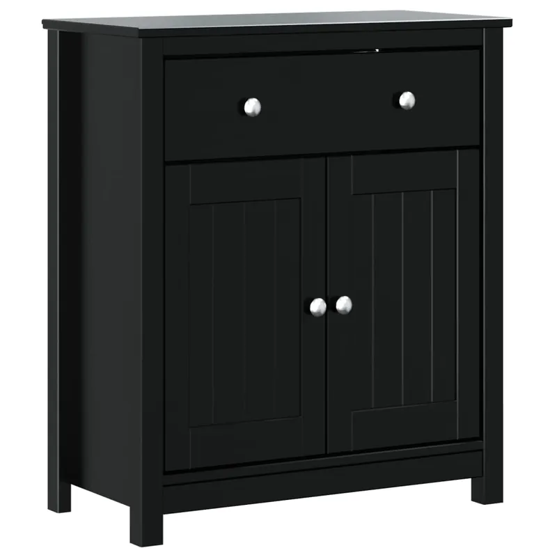 vidaXL Mueble de baño BERG madera maciza de pino blanco 69,5x34x80 cm