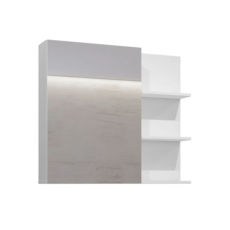 Armario de pared 1 puerta espejo Sophéa Blanco - Baño