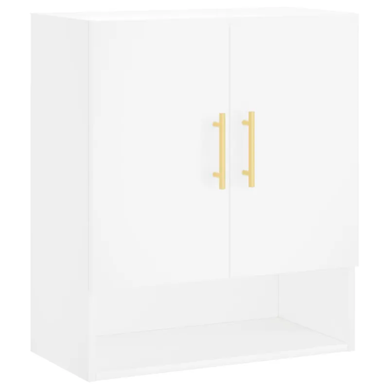 vidaXL Armario de pared madera de ingeniería blanco 60x31x70 cm - Muebles