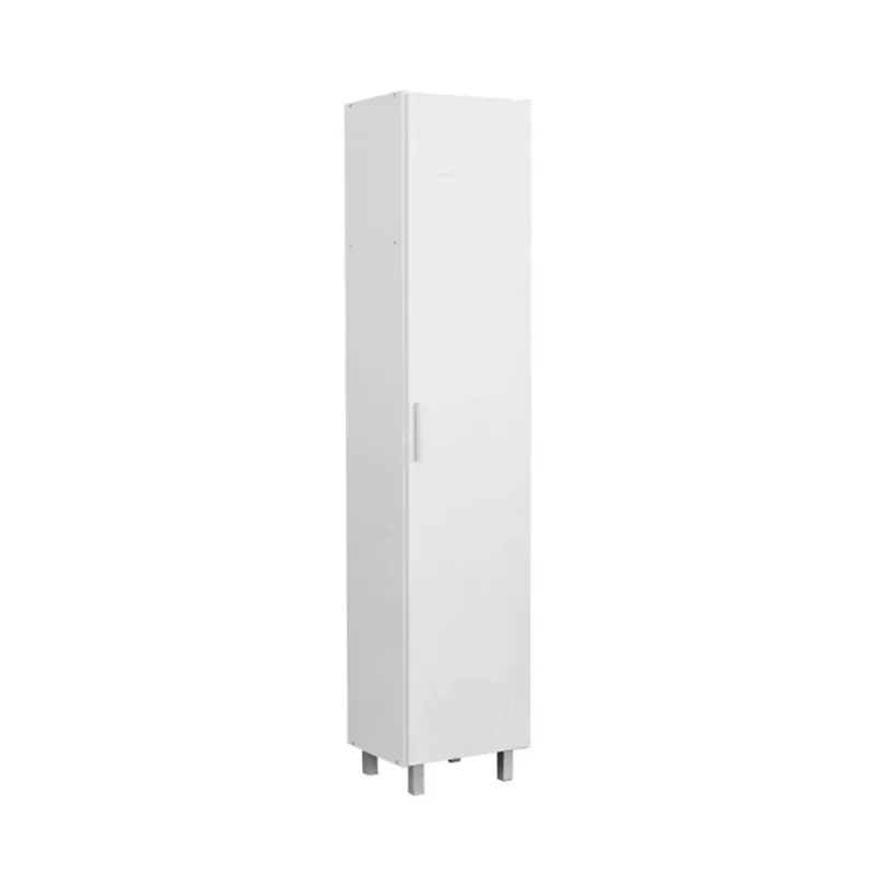 Armario escobero Zone 1 puerta + 4 estantes blanco 188x41,4x34,5 cm - Baño