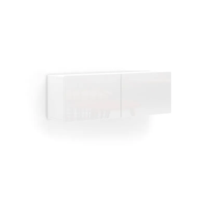 Armário de parede com efeito madeira - Baño