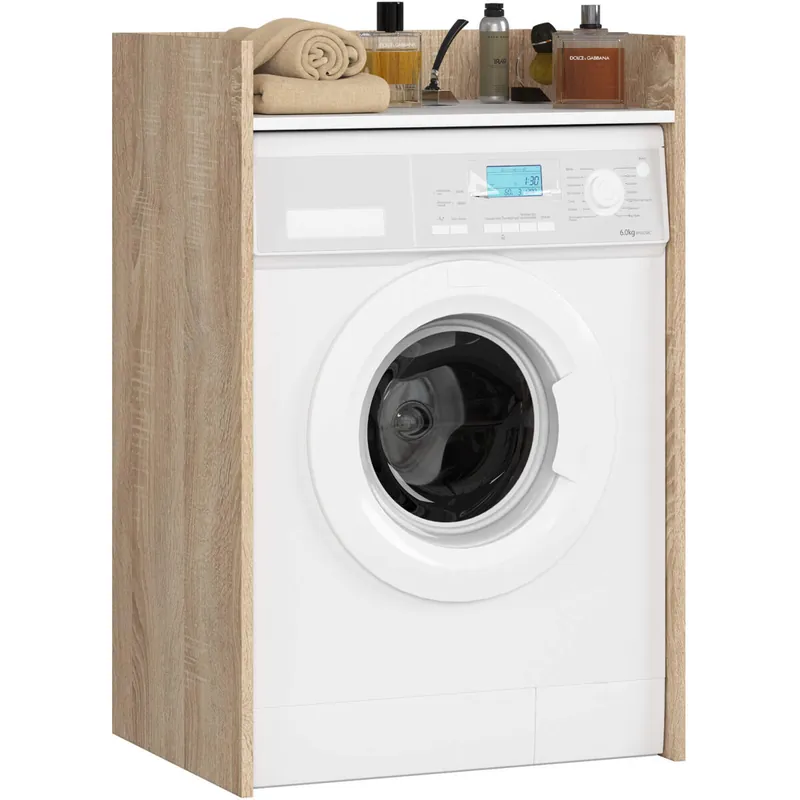 Armario para lavadora AKORD FIN Blanco 64 cm 64x50x98 cm - Baño