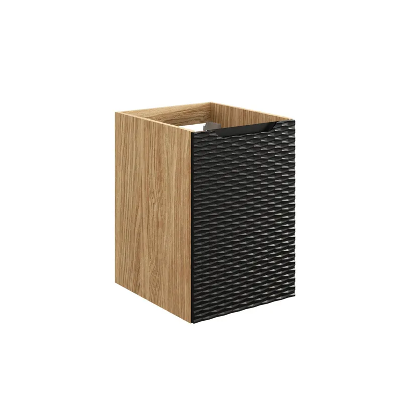 Armarios Laterales OCEAN SCAB40 1D 40x46x57 Negro - Baño