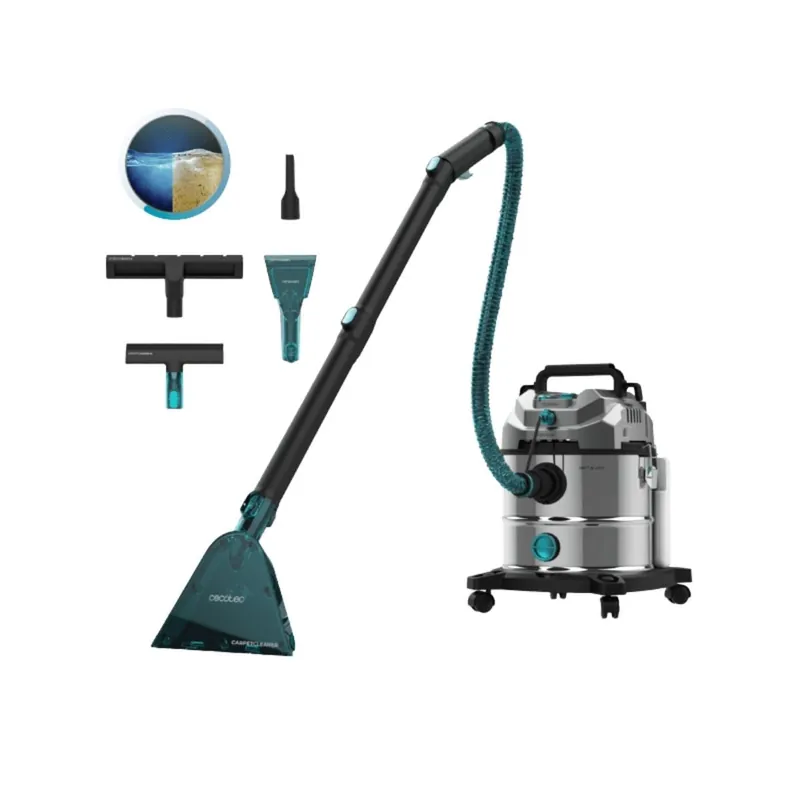 Aspirador Cecotec Conga CarpetClean 20000 Pro Ultra 1600W 20L 2in1 gris - Electrodomésticos