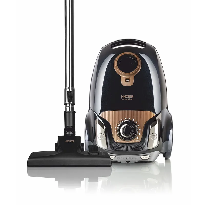 Aspirador con Bolsa HAEGER SUPER SILENT - 750W Silencioso