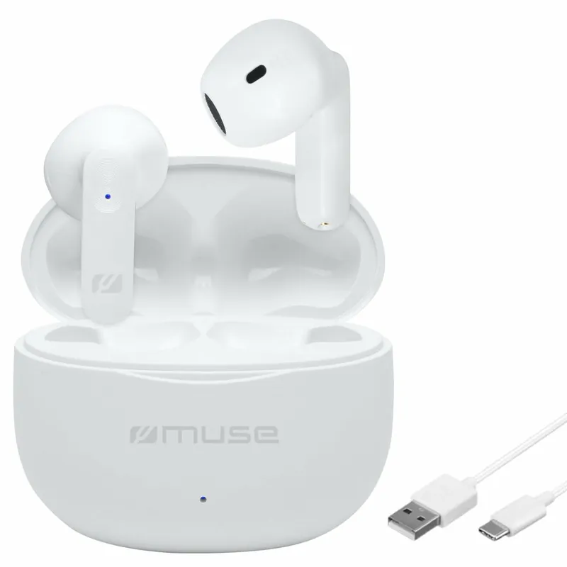 Auriculares con Micrófono Muse M270TWS BLANCO Blanco - Electrónica