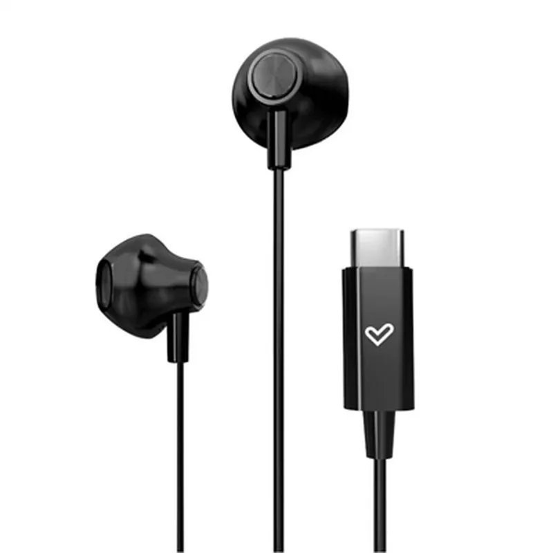 Auriculares de Botón Energy Sistem EasyPods Type C Space Negro USB-C