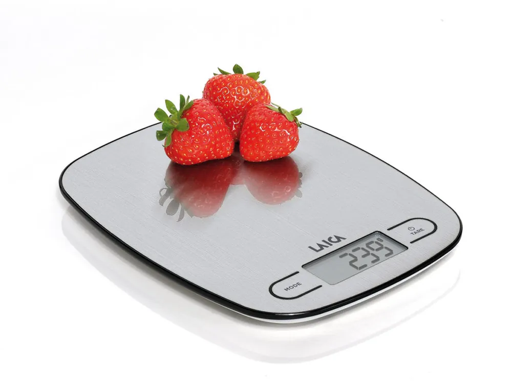 Balanza electrónica de cocina gris vol liquidos 5 kg. - Electrodomésticos