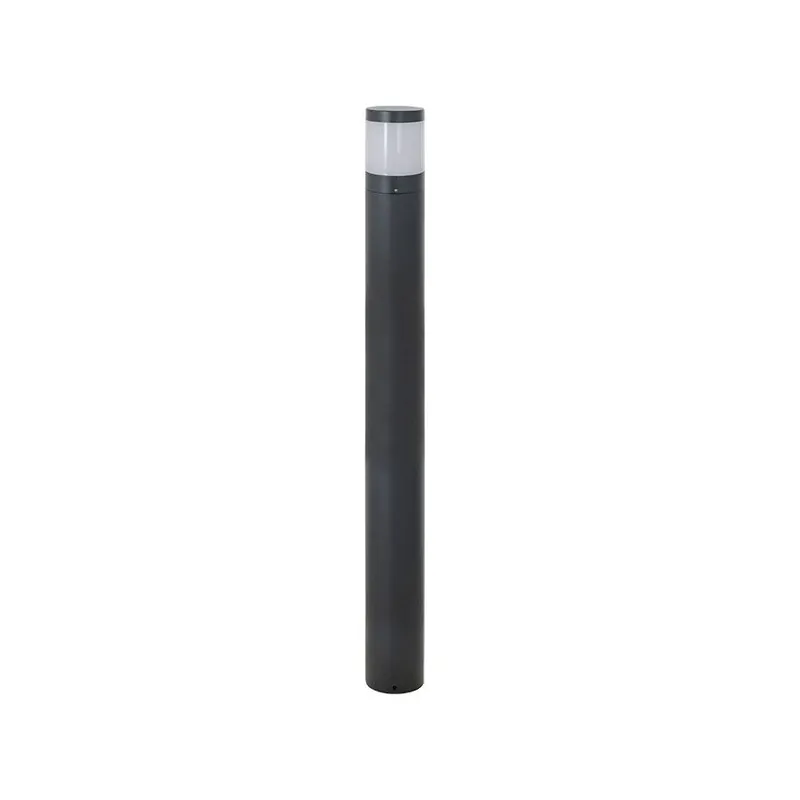 baliza para exterior aluminio color gris serie bugio 10cm - Decoración