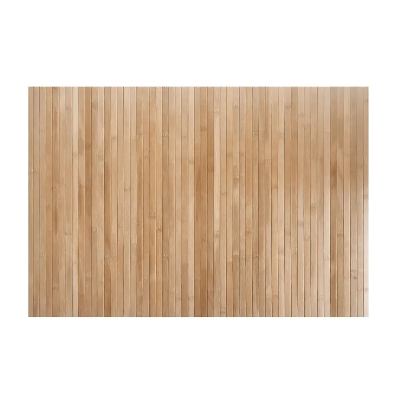 BAMBOO COOL - Alfombra Bambú Natur, sin ribete y antideslizante, 80X150cm