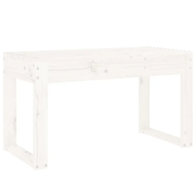 vidaXL Banco de jardín madera maciza de pino 80x38x45 cm