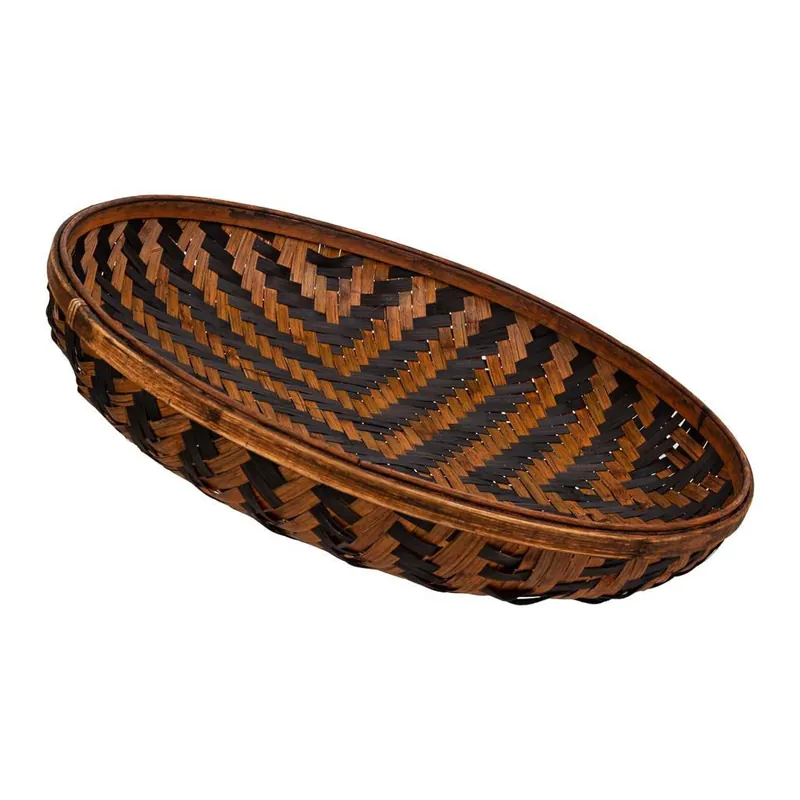 Bandeja de bambú marrón d45x8,5 - Cocina