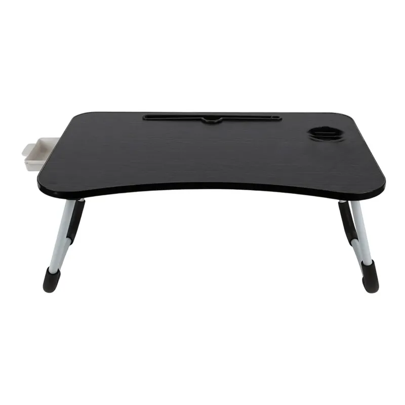 Bandeja de Servir plegable para cama color Negro 60x40x26cm - Cocina