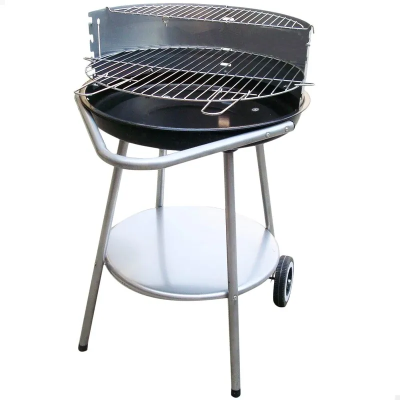 Barbacoa redonda portátil 4 alturas Aktive - Jardín