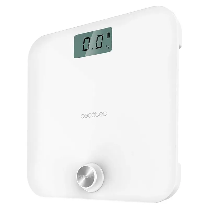 Báscula de baño Cecotec Surface Precision EcoPower 10000 Healthy 180kg sin pilas blanco - Electrodomésticos