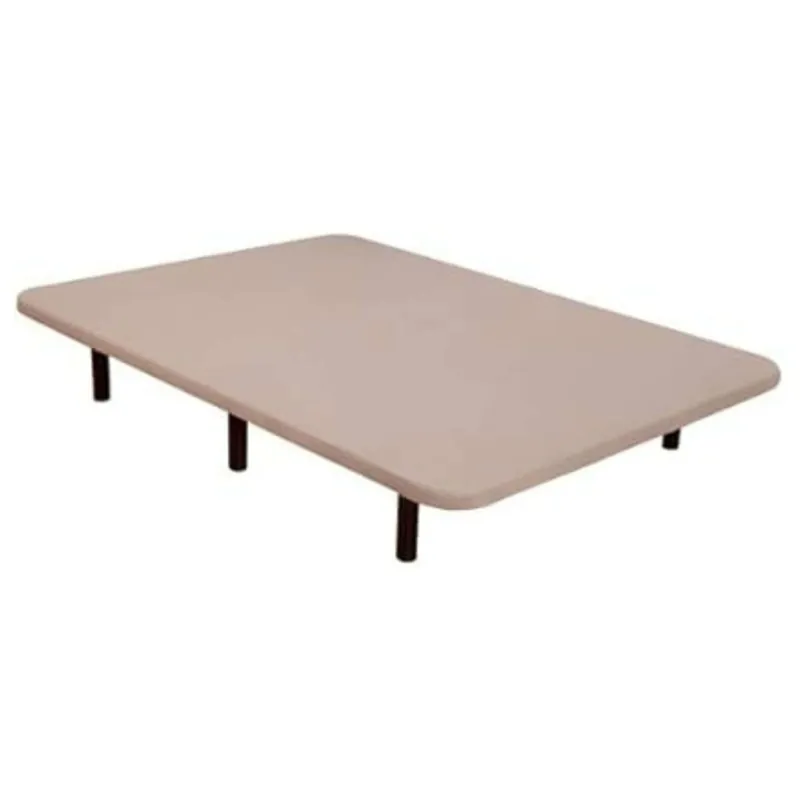 Base Tapizada para Dormitorio 3D Estilo Contemporáneo en Color Beige con 5 Refuerzos Trasversales en Varias Medidas con o sin Patas - Descanso