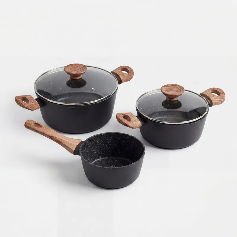 Batería de cocina 5 piezas EMOTION aluminio forjado