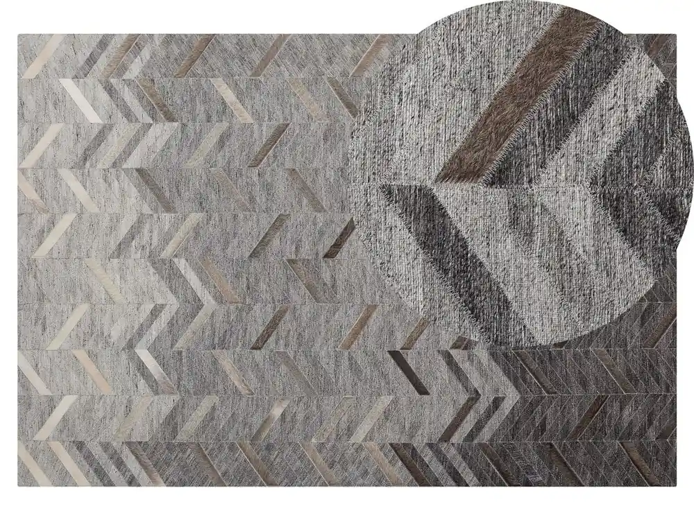 Alfombra ARKUM Gris 140 x 200 cm - Textil