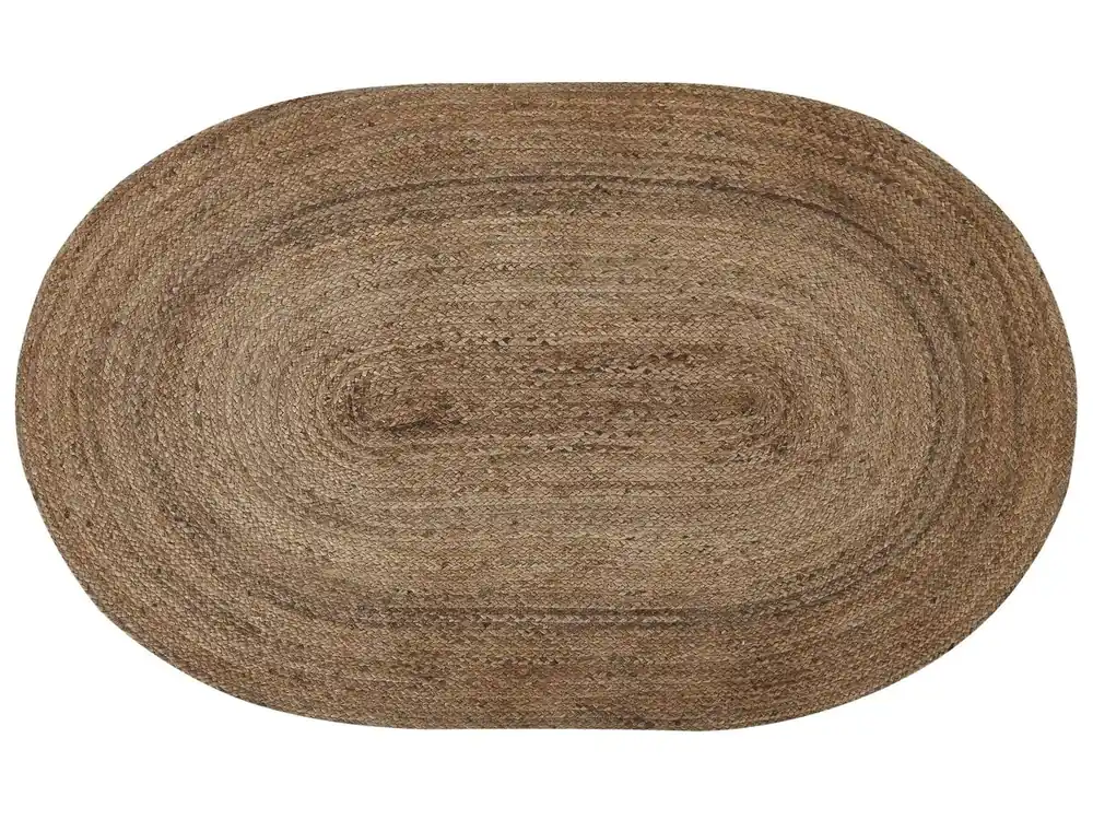 Alfombra DEMIRCI Beige 100 x 150 cm Yute - Textil