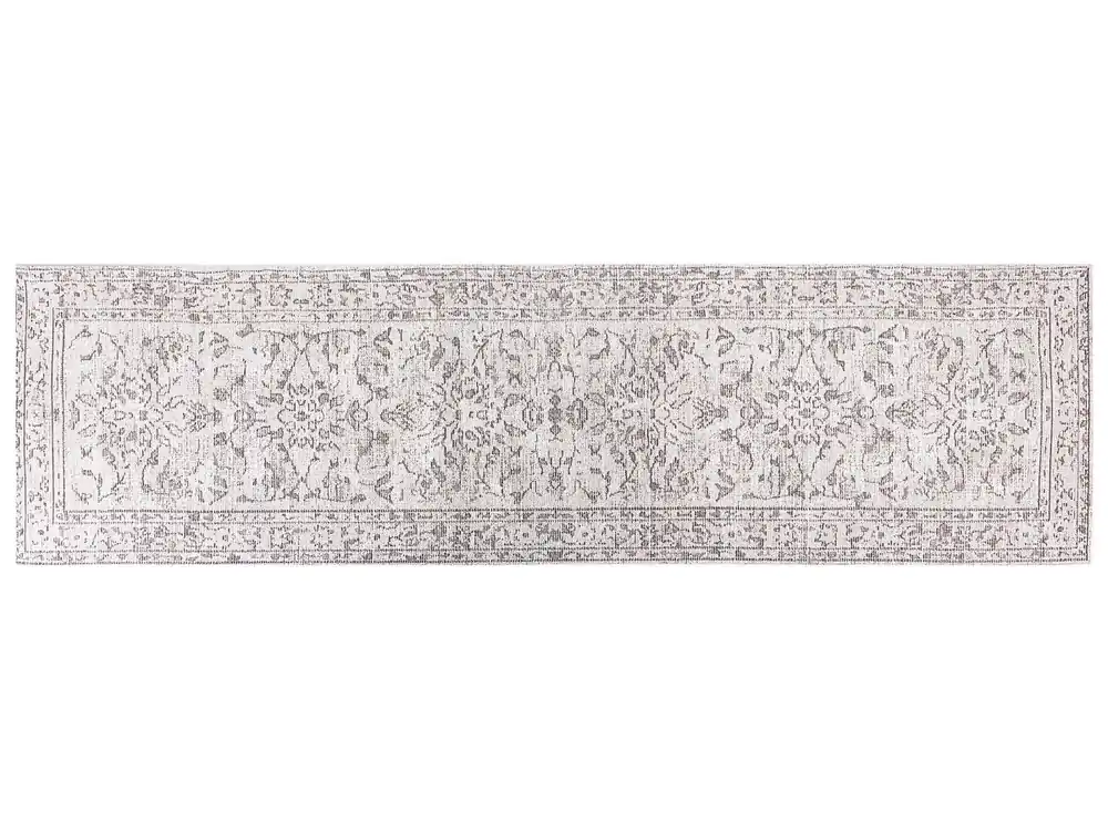 Alfombra SELLIK Beige 80 x 300 cm - Textil